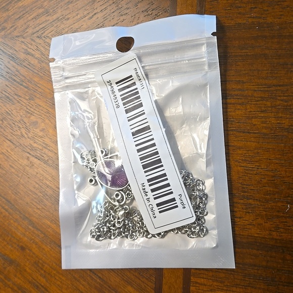 Triple Moon Goddess Pendant Necklace - Elegant Glass Mosaic Jewelry - Picture 6 of 6